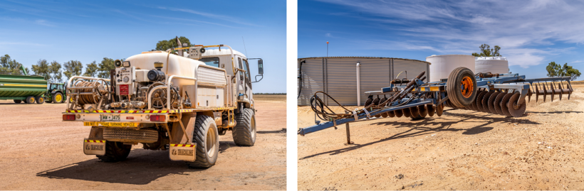 Agriculture firefighting tanker